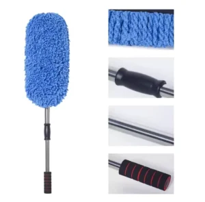 Medium Microfiber Car Duster with Extendable Handle for Exterior and Interior Cleaning