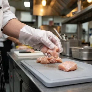 Medium-Thickness Slip-Resistant Disposable Long-Arm Gloves Waterproof Oil-Resistant