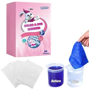 Micro Nano Color Absorption Technology Dye Catcher Laundry Sheets Effective Dye Trapping Tablets