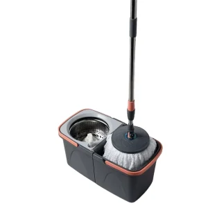 Microfiber 360 Spinning Mops 360 Degree Rotating Mop and Separate Bucket Set