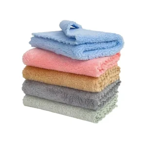 Microfiber 80% Polyester 20% Polyamide Plain Style Eco Friendly Absorbent Cleaning Cloth for Kitchen