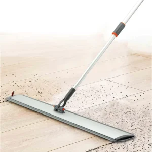 Microfiber Aluminium Squeeze 360 Triangle Rotation Square Stick Magic Floor Cleaning Flat Mop Set Free Hand Washing