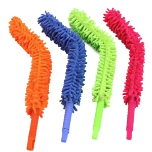 Microfiber Bendable Chenille Telescopic Duster Anti Static Dusting Brush