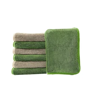 Microfiber Braided Terry Cloth Highly Absorbent Lint Free Thickened Wiping Vehicle Water Absorbent Towel Streak Free Cleaning