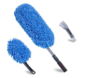 Microfiber Car Duster with Extendable Handle for Exterior and Interior Cleaning