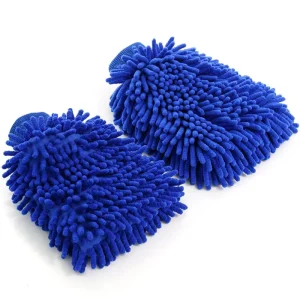 Microfiber Chenille Car Wash Mitt Scratch-Free Cleaning Glove LC0075 Large Size
