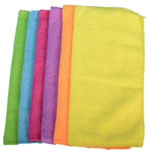 Microfiber Cleaning Cloth Colorful Rags Absorbent Window Cleaning Cloth Kitchen Towel Microfiber Towels