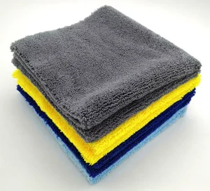 Microfiber Cleaning Cloth Quick Dry Cleaning Towel Super Absorbent Towel Square for Home Kitchen Car Stain Resistant Lint Free