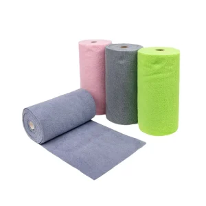 Microfiber Cleaning Cloth Roll 25 30 50 75 Pack Tear Away Towels 25 X 25cm Reusable Washable Cleaning Rags Towel