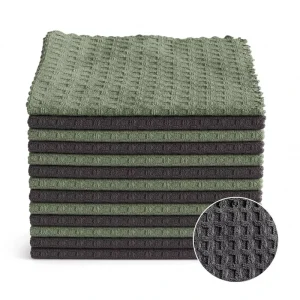 Microfiber Cleaning Cloths High Water Absorption for Kitchen Surfaces