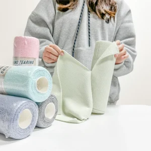 Microfiber Cleaning Cloths Roll 20 Pack Lint Free Dusting Cloth Reusable Absorbent Washable and Reusable Kitchens Homes