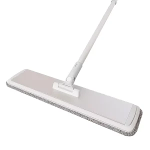 Microfiber Cleaning Mops with Large Panel Replaceable Mop Head Cloth Household Items on Aluminum Telescopic Pole