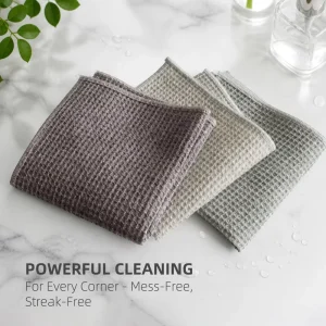 Microfiber Cloth Strong Cleaning Capacity Stocked Wipes for Kitchen Cleanup