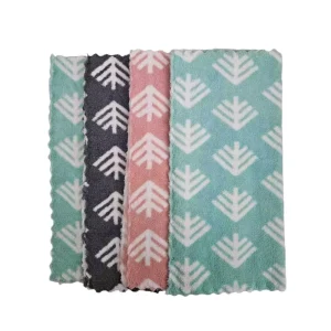Microfiber Coral Fleece Car Cleaning Cloth Absorbent Towel