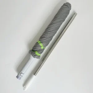 Microfiber Easy-Squeeze Hands-Free Wringing for Floor Cleaning Mop with Long Handle Self Wringing Twist Mop