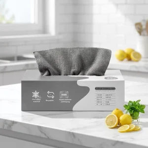 Microfiber Eco-Friendly Cleaning Cloth Pull-out Absorbent Oil-proof Kitchen Cleaning Wipes Dish Towel