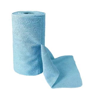 Microfiber Eco Roll Disposable Cleaning Cloth Rolls Absorbent Square Multipurpose Towel for Car Tear Cleaning Cloths