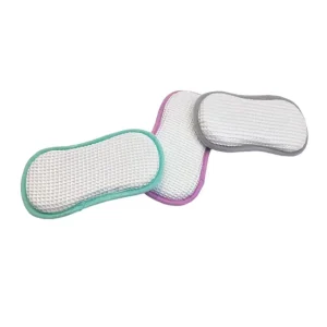 Microfiber Elliptical Dishwashing Cleaning Sponges, 19×9×2 cm