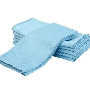 Microfiber Glass Cleaning Cloth for Windows Mirrors Home Kitchen and Car
