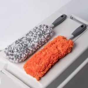 Microfiber Handheld Duster Washable Soft Chenille Cleaning Tool for Furniture Blinds Ceiling Fans and Home Use