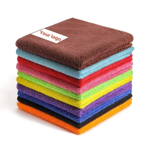 Microfiber Kitchen Cleaning Towel Soft Absorbent Quick Dry Reusable Eco Friendly Plain Dish Wiping Towel for Home