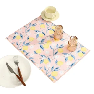 Microfiber Kitchen Draining Mat Rectangular Drying Pad Water Absorbent Counter Towel for Sink Area