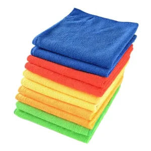 Microfiber Kitchen Towel and Car Detailing Cleaning Cloth Lint-Free