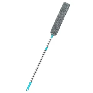 Microfiber Long Handle Telescopic Mop Bendable Head Square Shape Flat Flexible Cleaning Brush Extendable Pole Home Cleaning Tool