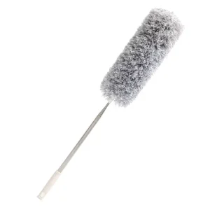 Microfiber Mini Duster with Extension Handle and Chicken Feather Duster Cleaning Brushes