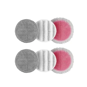 Microfiber Mop Cloth Sets for 360 Spin Mop with 380ml Water Spray and Electric Mopping Floor Cleaner