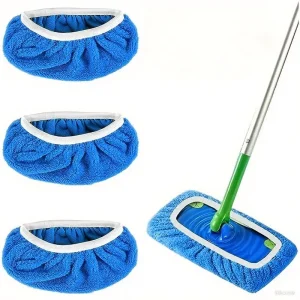 Microfiber Mop Pads Reusable Washable Dry Wet Use Super Absorbent for Home Cleaning