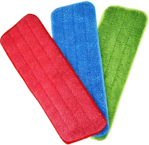 Microfiber Mop Pads Wet Dry Mop Refill for 18 Inch Flat Mop Base Spray Mop Head
