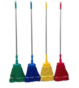 Microfiber Mop with Lightweight Aluminum Handle, Commercial Heavy-Duty Industrial Mop