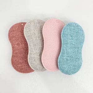 Microfiber Non-Scratch Dishwashing Sponge Kitchen Scouring Pad