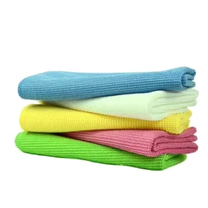 Microfiber Pearl Texture Cleaning Cloth Multi Color Super Absorbent Reusable Lint Free Wiping Rags