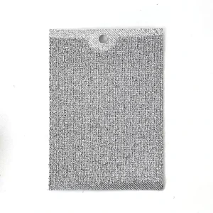 Microfiber Silver Wire Cleaning Cloth for Kitchen Plain Style