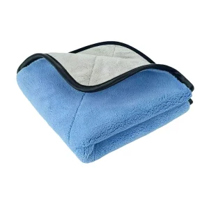 Microfiber Square Car Cleaning Wipes Coal Fleece for Kitchen Use