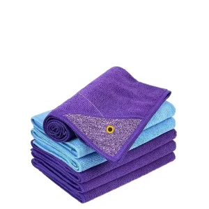 Microfiber Square Oil-Removal Cleaning Cloth for Kitchen Use