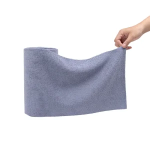 Microfiber Square Towel Rolls Hand-Shredded Thickened Water-Absorbent Lint-Free Reusable Cleaning Cloths