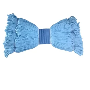 Microfiber Swivel Mop with Sliding Self-Wringer, Stainless Tray, Plastic Stick, and Replacement Mop Head