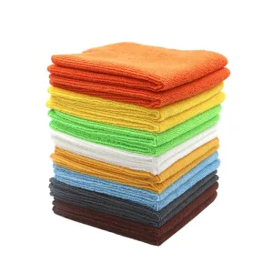 Microfiber Warp-Knitted Cleaning Cloths, Washable and Reusable, for Kitchen and Car