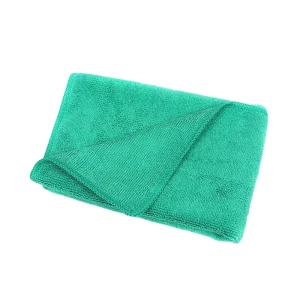 Microfiber Warp Knitted Kitchen Cleaning Cloth 300gsm Quick Dry Lint Free 40x40cm Ultra Soft Absorbent Car Cleaning Towel
