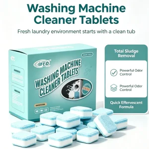 Mild Non Abrasive Formula Fresh Laundry Environment Washing Machine Cleaning Tablets