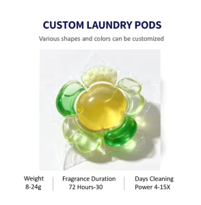 Mildew Resistant Odor Control Laundry Pods for Wet Weather Drying