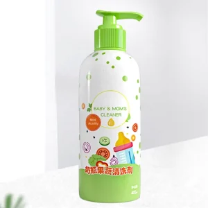 Milk Bottle & Veggie & Fruit 3 in 1 Cleaner Vegetable Wash Spray Vegan Detergent