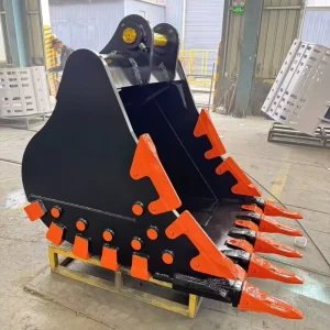 Mine Bucket 2CBM Rock Bucket Excavator HD Rock Bucket