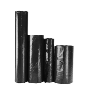 Mini Biodegradable HDPE Drawstring Trash Bags for Bathroom, Office, Bedroom, and Wastebaskets