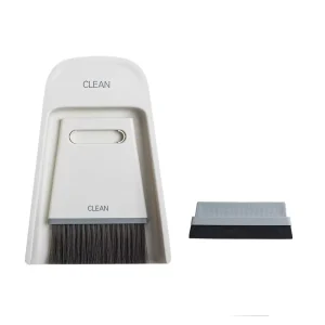 Mini Broom & Dustpan Set 2 in 1 Soft Bristle Desktop Cleaning Brush for Home Office & Keyboard Dust Removal