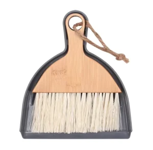 Mini Broom and Dustpan Set for Cleaning Kitchen Bathroom Office Bedroom Durable Fiber Bristle PP and PET Broom Head
