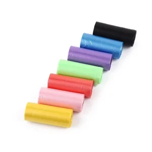 Mini Desktop Car Trash Bags Household Colored PE Plastic Tear-Off Cleaning Bags Model 002 15/20
